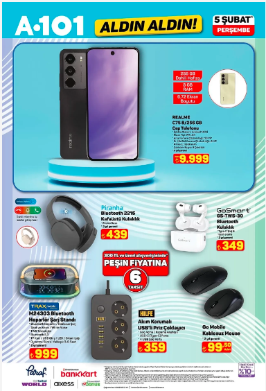 A101 5–11 Şubat aktüel kataloğu yayımlandı