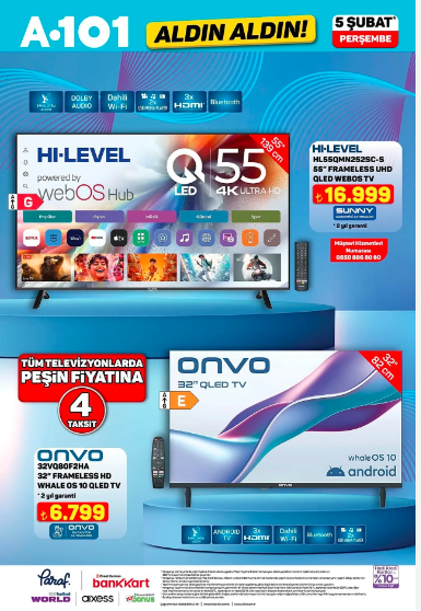 A101 5–11 Şubat aktüel kataloğu yayımlandı