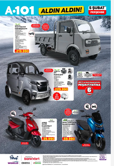 A101 5–11 Şubat aktüel kataloğu yayımlandı