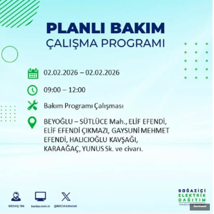 BEDAŞ duyurdu: İstanbul’un 21 ilçesinde 9 saatlik elektrik kesintisi