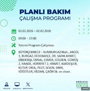 BEDAŞ duyurdu: İstanbul’un 21 ilçesinde 9 saatlik elektrik kesintisi