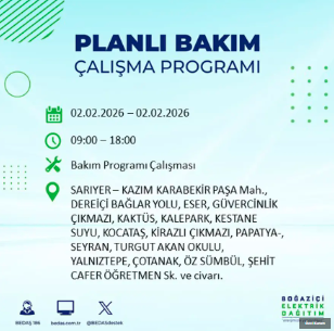 BEDAŞ duyurdu: İstanbul’un 21 ilçesinde 9 saatlik elektrik kesintisi