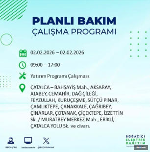 BEDAŞ duyurdu: İstanbul’un 21 ilçesinde 9 saatlik elektrik kesintisi