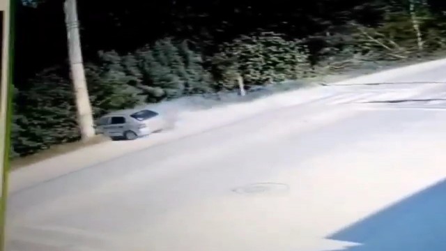 1 kişinin öldüğü feci kazanın güvenlik kamerası görüntüleri ortaya çıktı