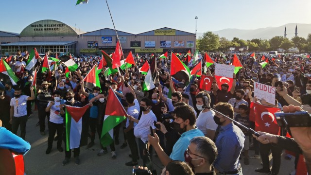 1500 araçlı Kudüse destek konvoyu