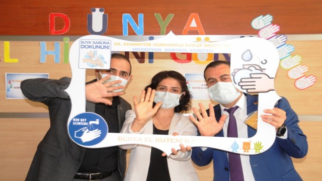 5 Mayıs Dünya El Hijyeni Gününde temizliğe dikkat çektiler