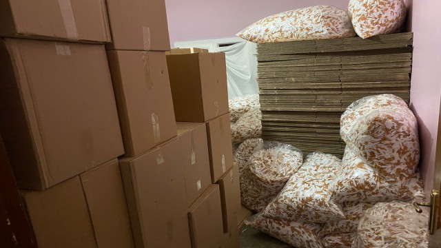 Adanada 6 milyon 400 bin kaçak makaron ele geçirildi