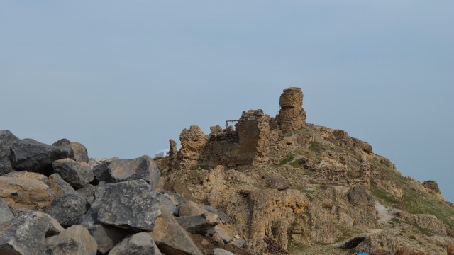 Adilcevaz Kalesinde restorasyon çalışması