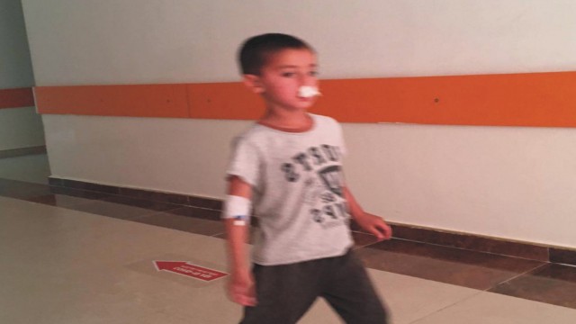 Adıyamanda atın teptiği çocuk yaralandı