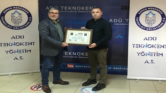 ADÜ Teknokente ‘Türk Dünyası Onur Belgesi verildi