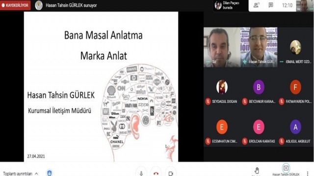 ADÜde ‘Bana Masal Anlatma, Marka Anlat semineri gerçekleşti