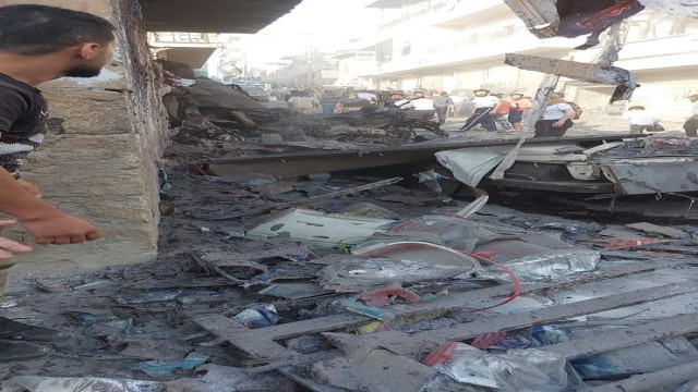 Afrinde patlama: 3 yaralı