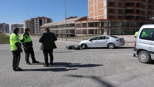 Afyonkarahisarda motosiklet kazası: 1 kişi yaralandı