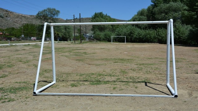 Akyurtta 11 spor sahasının yapımına başlandı