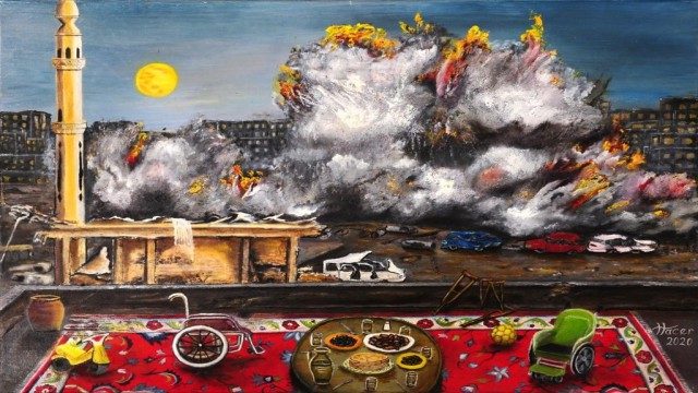 Altıntaşlı Ressam Hacer Ercanın eseri İtalyada sergileniyor