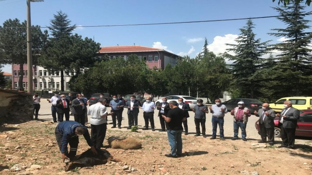 Altıntaşta yağmur duası