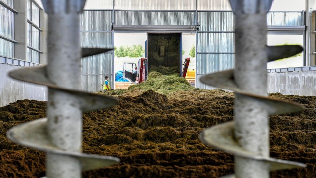 Ankara Büyükşehir Belediyesinde çimden gübre üretimi başladı