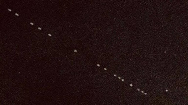 Ankara semalarında “Starlink” uyduları görüldü