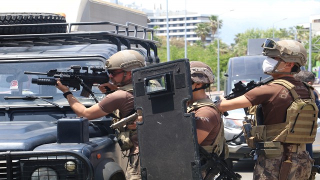 Antalyada hareketli dakikalar