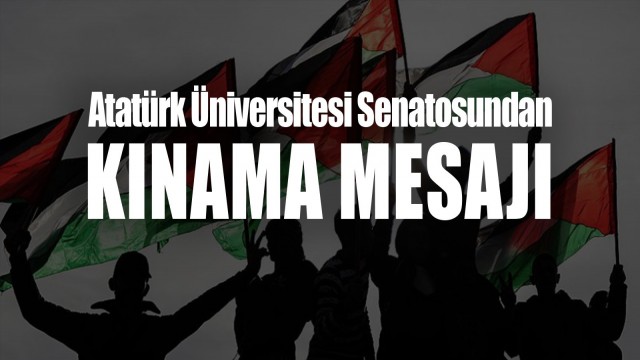 ATAUNİ Senatosundan kınama mesajı