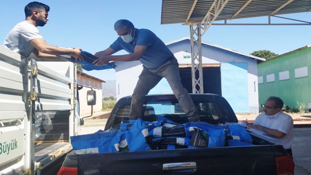 Aydında 6 ton sudan otu tohumu dağıtıldı