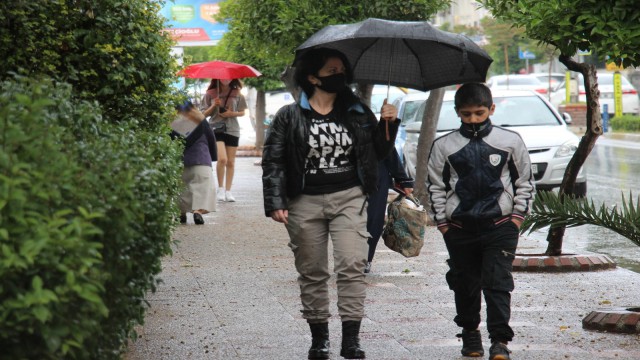 Aydında beklenen yağış başladı