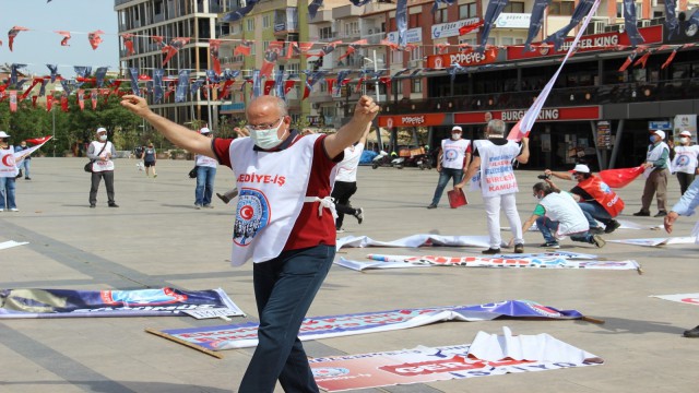 Aydında renkli 1 Mayıs etkinliği