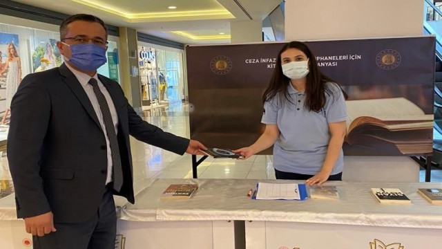 Bafrada cezaevindeki hükümlüler için kitap bağış kampanyası