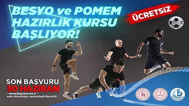 Bağcılarda ücretsiz BESYO ve POMEM hazırlık kursu