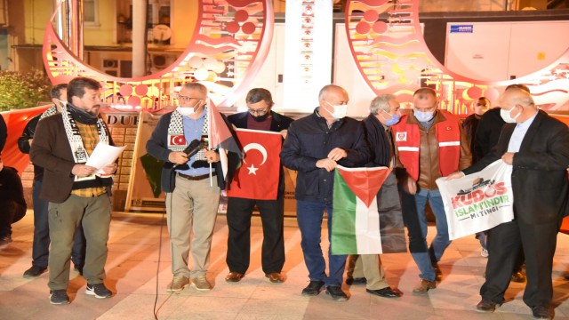 Balıkesirden İsraile tepki