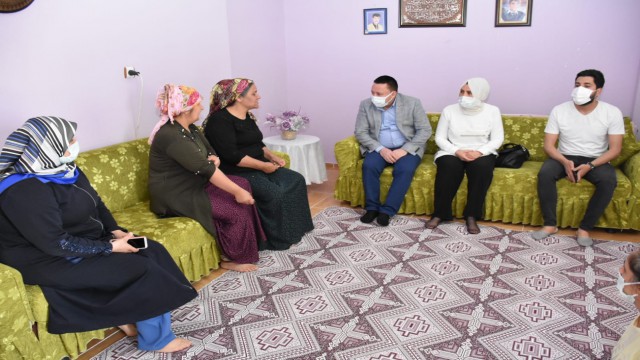 Başkan Beyoğlu, Lice depremi mağdurlarını unutmadı