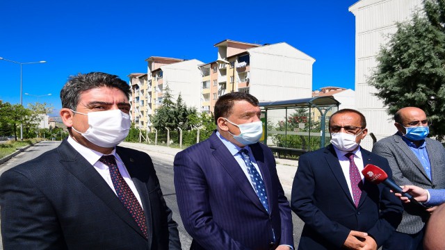 Başkan Gürkan, asfalt çalışmalarını inceledi