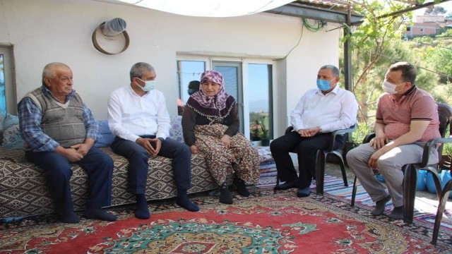 Başkan Kaplandan şehit ailesine bayram ziyareti