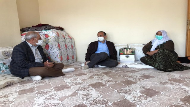 Başkan Saklıdan şehit anneleri ve eşlerine ziyaret