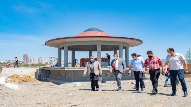 Başkan Vidinlioğlu, saha çalışmalarını inceledi