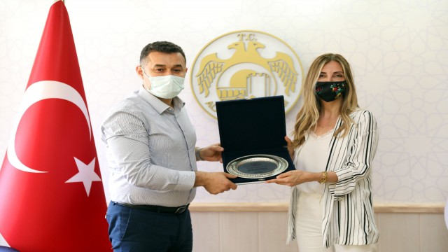 Başkan Yücele eğitime destek teşekkürü