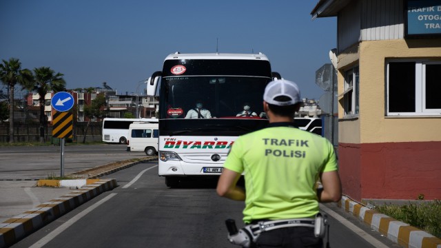 Bayramda otogarda denetim