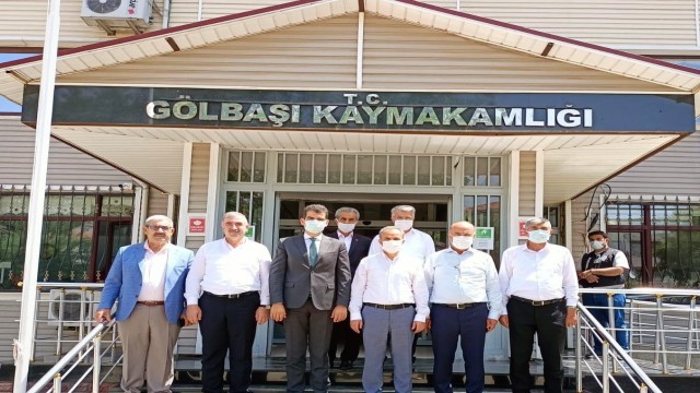 Belediye başkanları Kaymakam Köksalı ziyaret etti