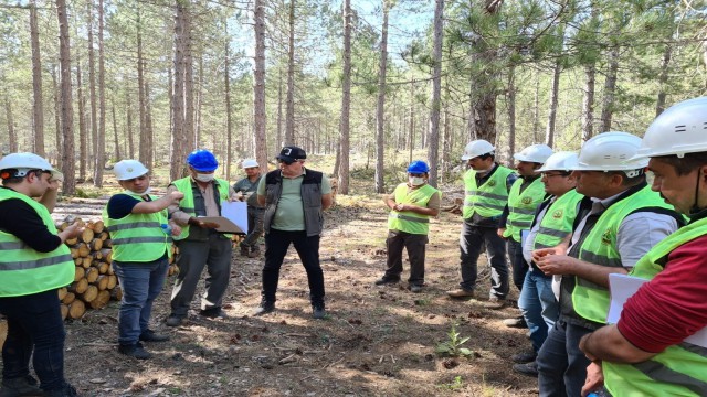 Beyşehirde orman muhafaza memurları ile teknik elemanlara işletme pazarlama eğitimi