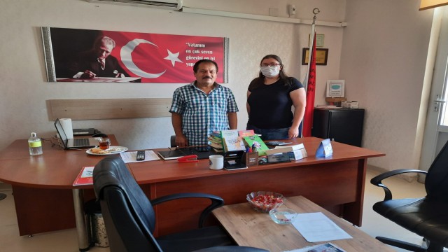 Bozyazılı öğrenciler, okudukları kitapları kütüphaneye bağışladı