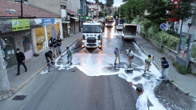 Buca yollarında temizlik seferberliği