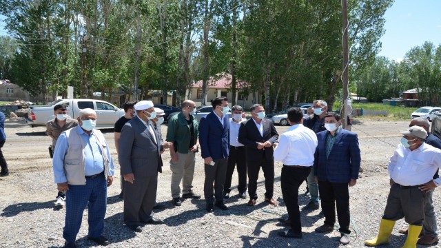 Bulanıkta cami temeli atıldı