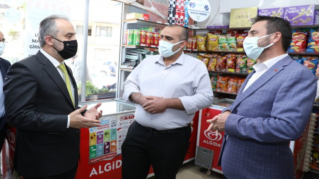 Bursa Büyükşehir Belediyesinden vatandaşa destek, esnafa can suyu