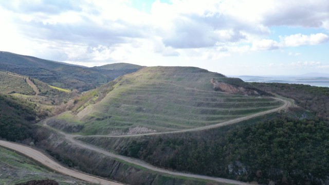 Bursada maden ocakları ağaçlandırılıyor