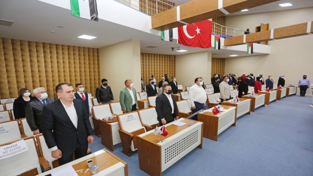 Canik Belediye Meclisinden Filistine destek