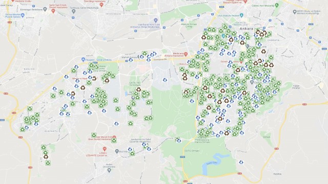 Çankayada geri dönüşüm farkı