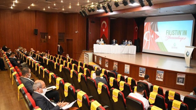 Çayırovadan Filistine destek, İsraile lanet