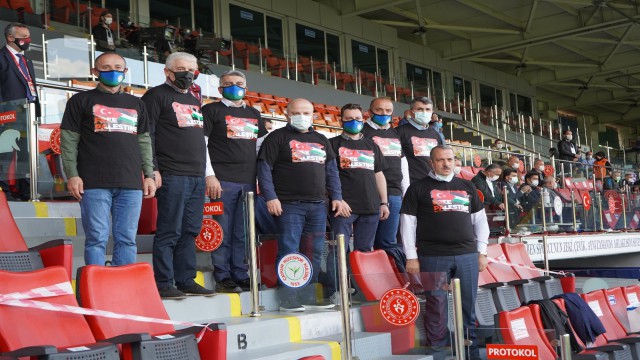 Çaykur Rizespor yönetiminden Filistine destek mesajı