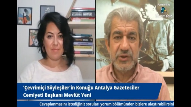 Çevrimiçi Söyleşilerin son konuğu Mevlüt Yeni oldu
