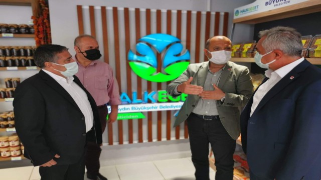 CHP heyeti Nazillide kuraklık ile ilgili incelemelerde bulundu